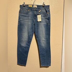 New‎ Big Star Alex Crop Mid-Rise Skinny Jeans Size 29